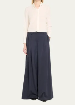 TWPNew Didi Wool-Blend Wide-Leg Pants