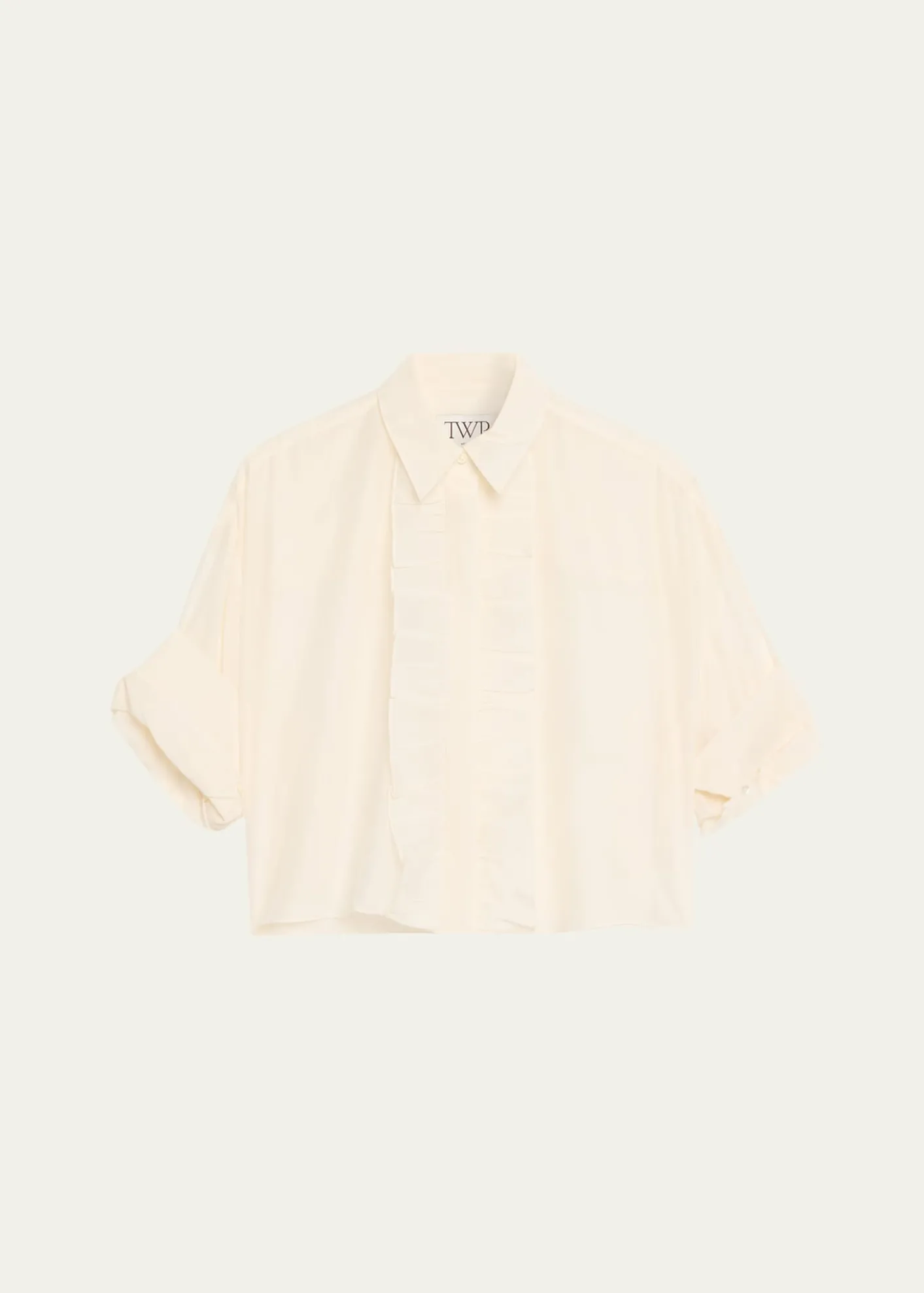 TWPNext Ex Cotton-Silk Ruffle Shirt