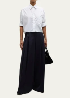 TWPNext Ex Cropped Shirt in Superfine Cotton