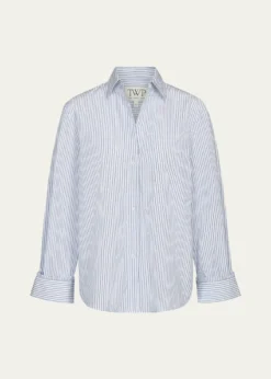 TWPNext Morning Striped Button-Front Shirt