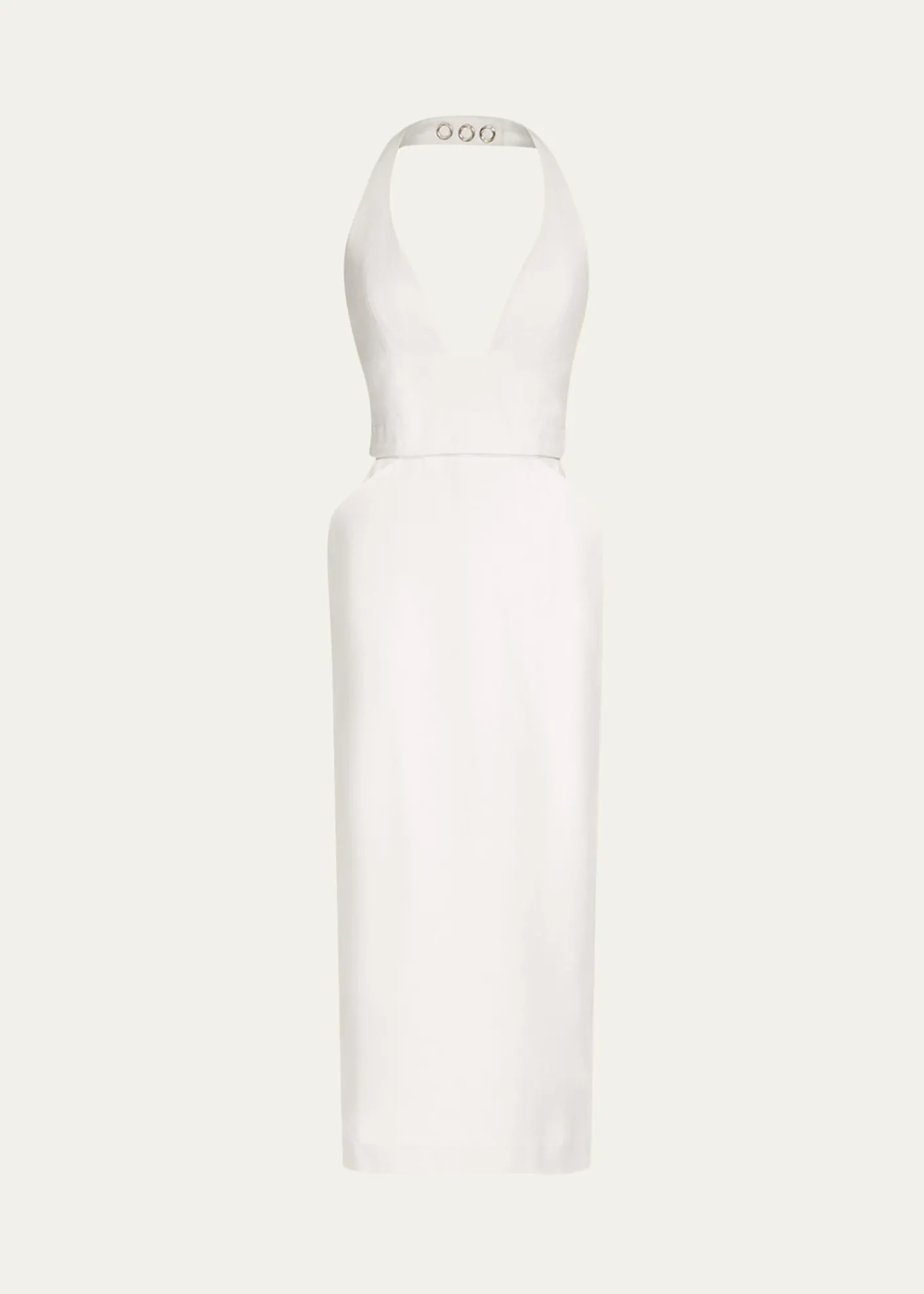 TWPOn Again Off Again Halter Midi Dress
