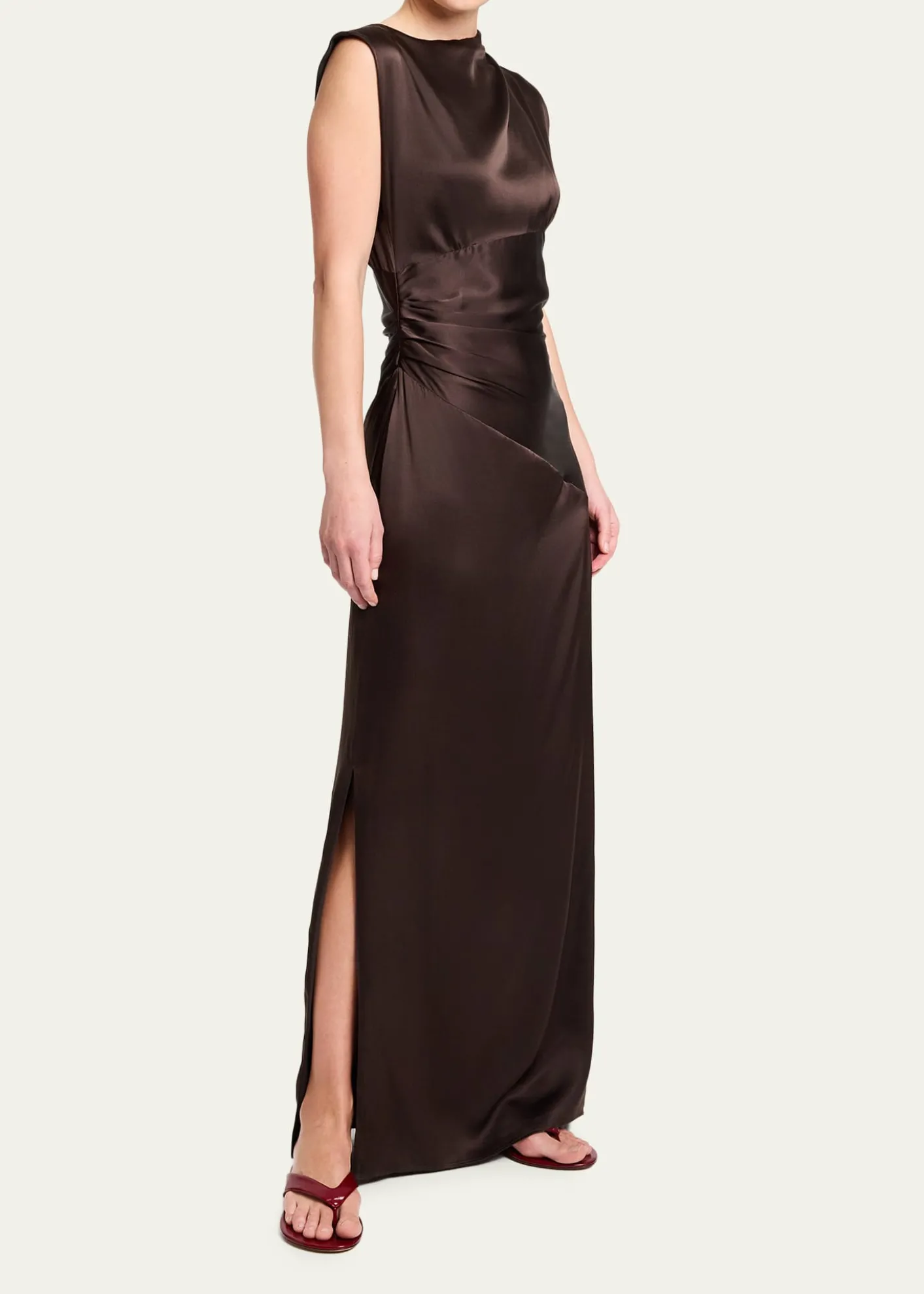 TWPOn the Side Silk Maxi Dress
