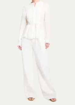 TWPPleated Poet Blouse