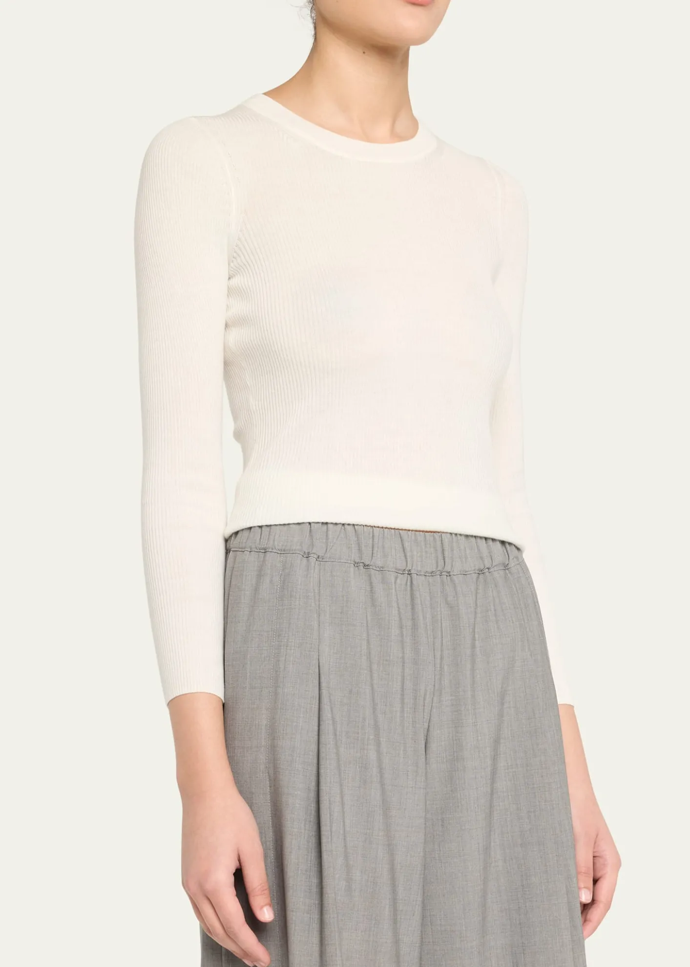 TWPRibbed Wool Pullover