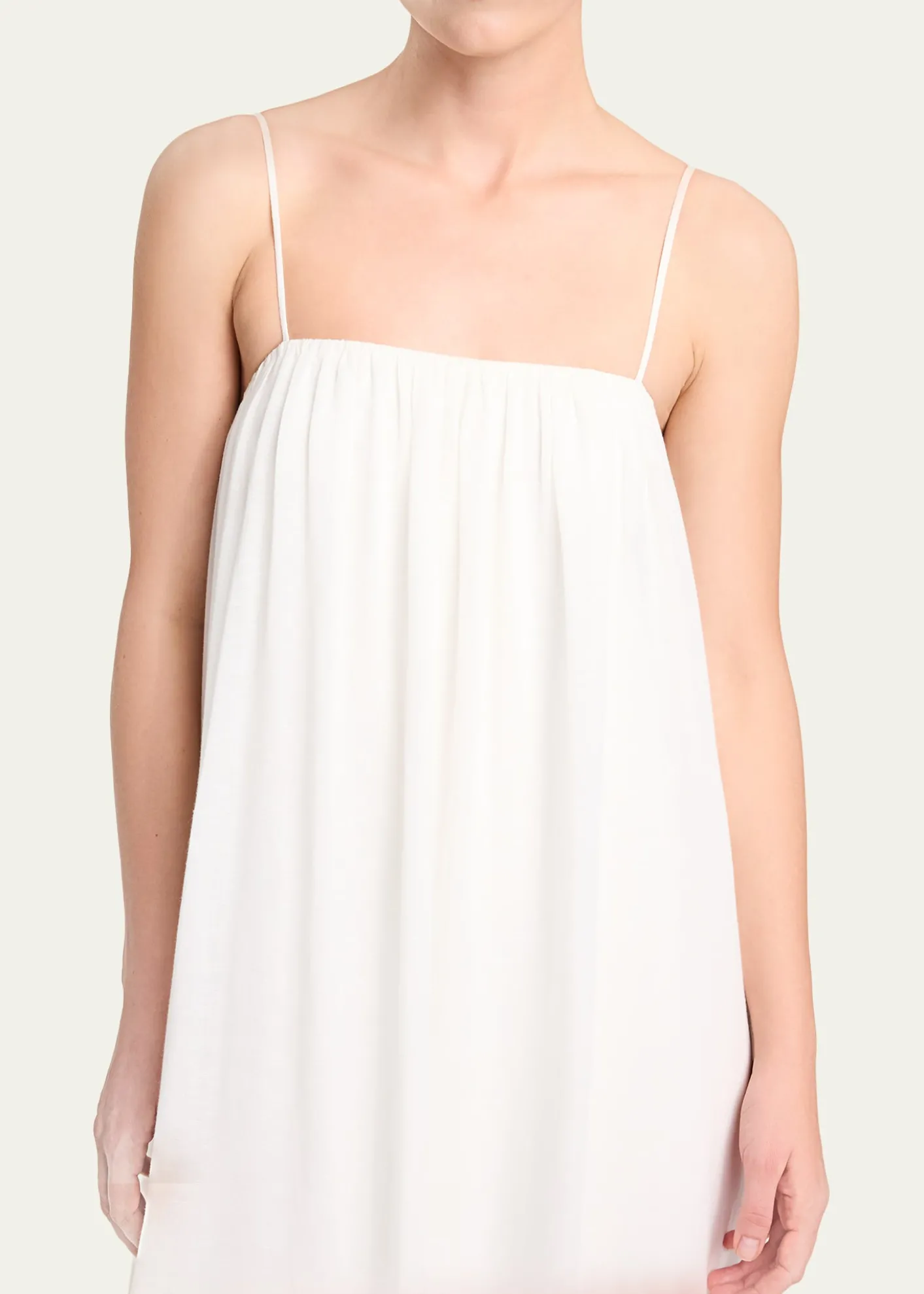 TWPShirred Column Maxi Dress