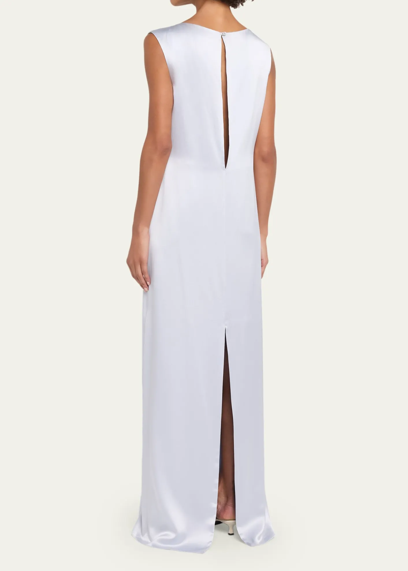 TWPSimple Twist of Fate Crepe-Back Satin Dress