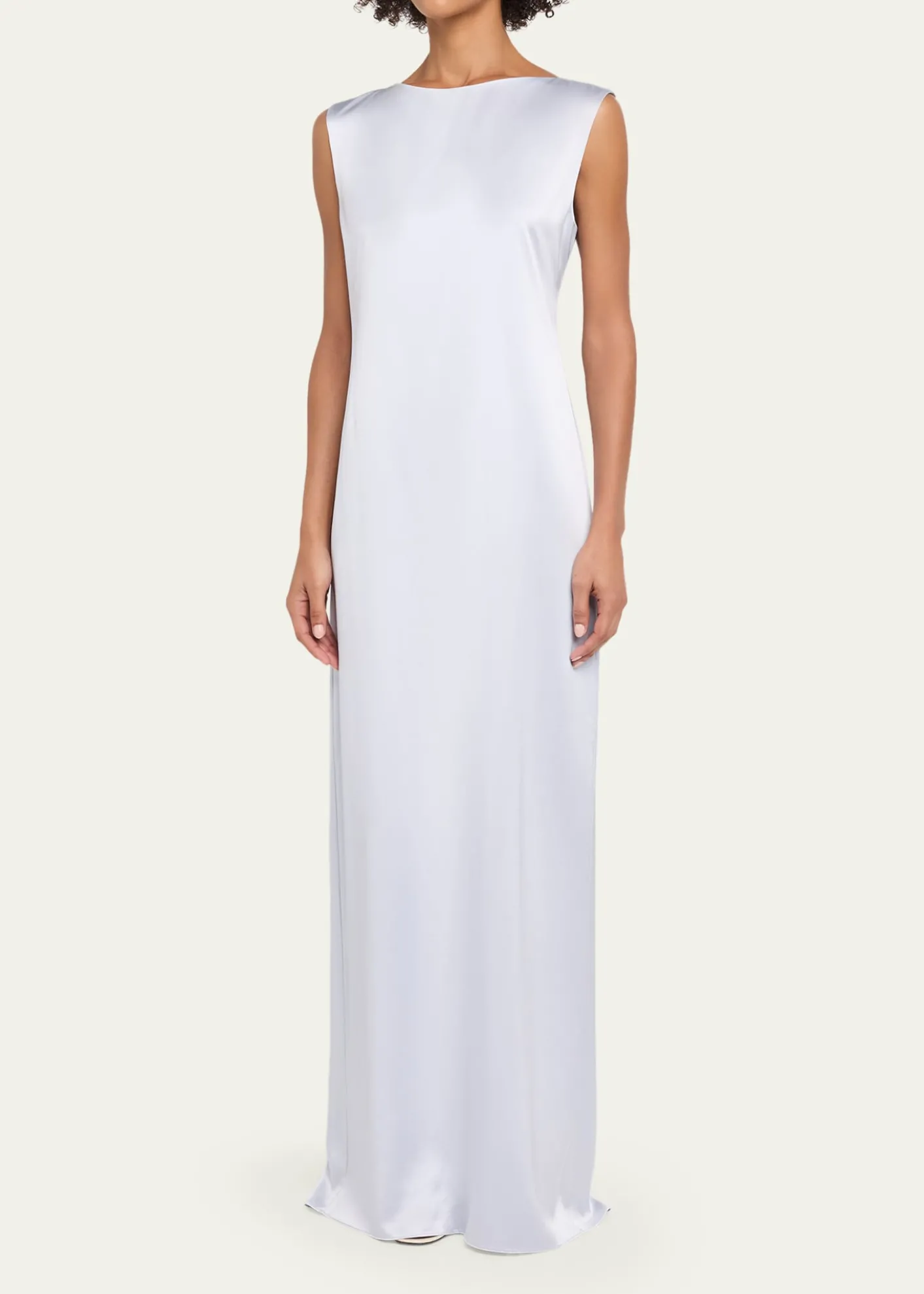 TWPSimple Twist of Fate Crepe-Back Satin Dress