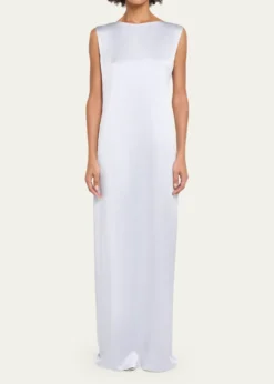 TWPSimple Twist of Fate Crepe-Back Satin Dress