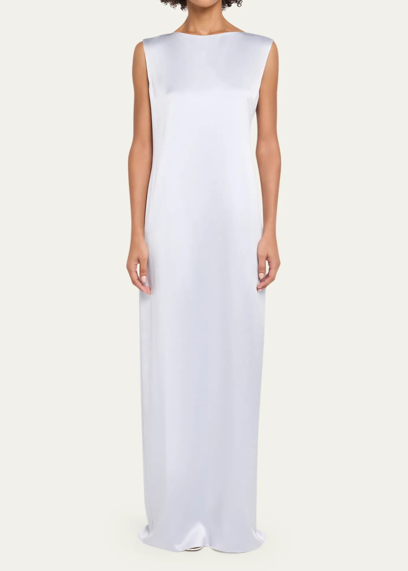 TWPSimple Twist of Fate Crepe-Back Satin Dress