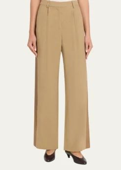 TWPSlim A Linen Pants with Lip Tux