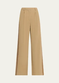 TWPSlim A Linen Pants with Lip Tux