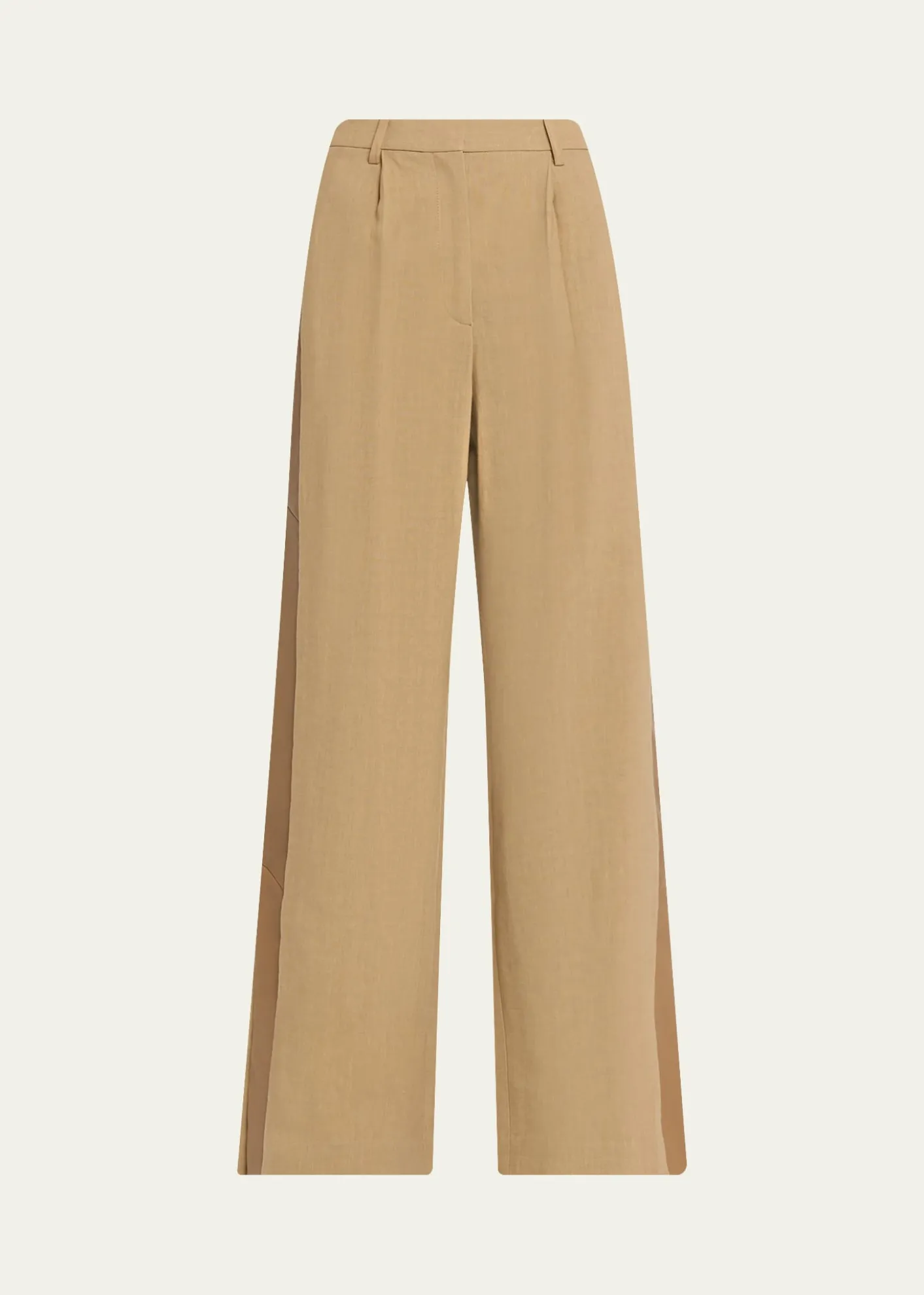 TWPSlim A Linen Pants with Lip Tux