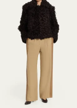 TWPSlim A Linen Pants with Lip Tux
