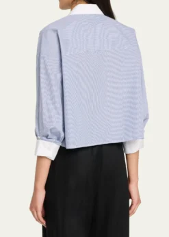 TWPSoon To Be Ex Striped Button-Front Shirt