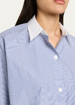 TWPSoon To Be Ex Striped Button-Front Shirt