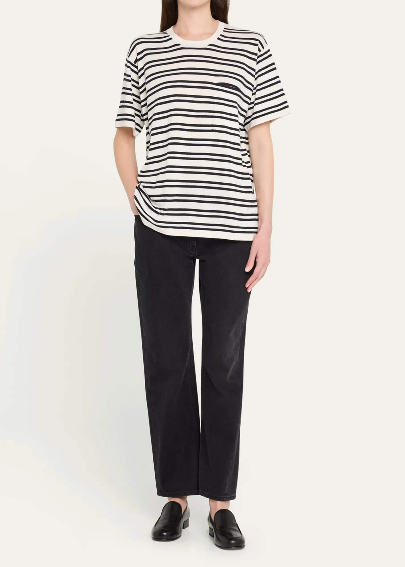 TWPStriped Big Boy Tee