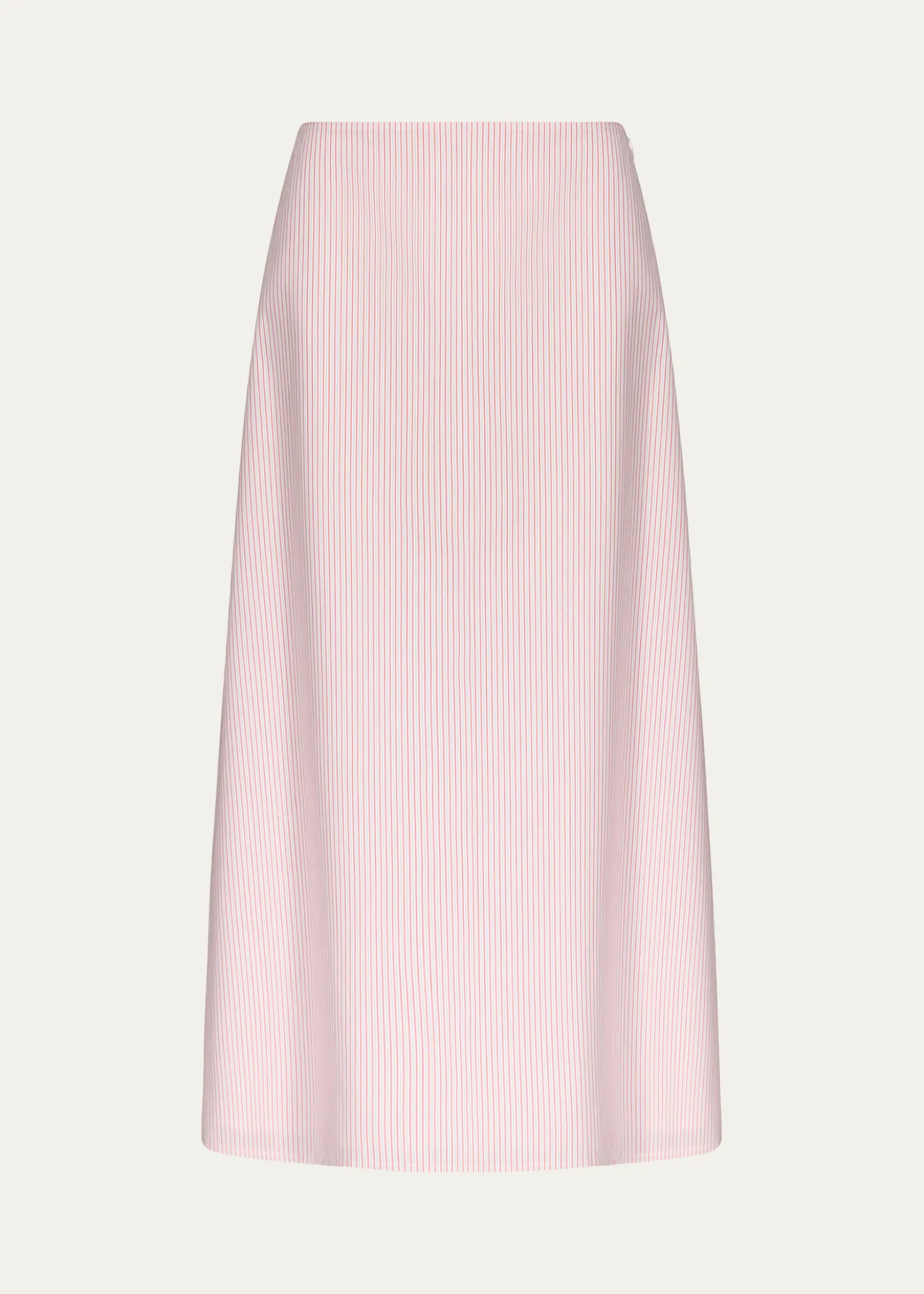 TWPStriped Cotton A-Line Skirt