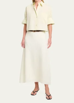 TWPThe A-Line Linen Skirt