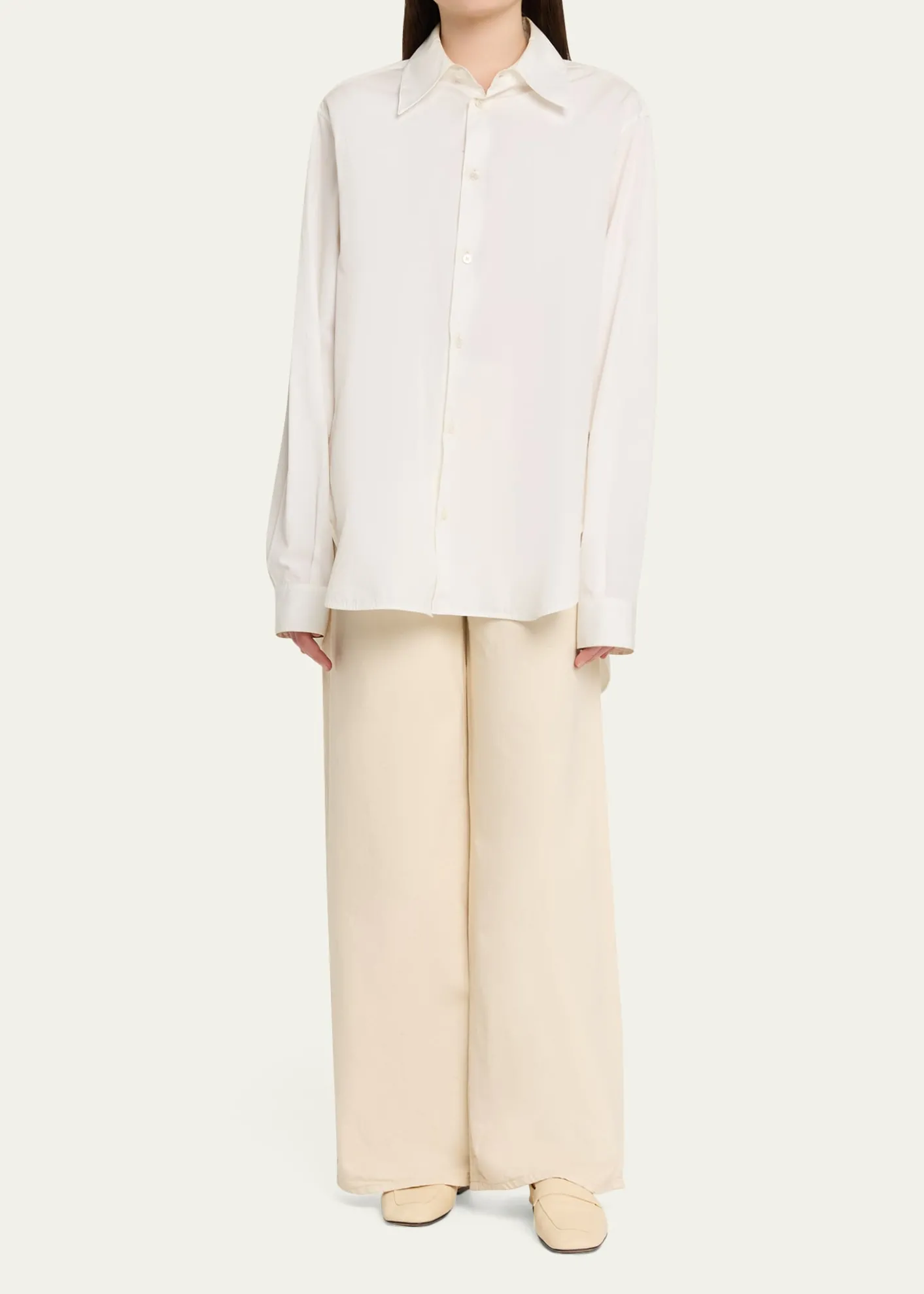TWPTiny Dancer Wide-Leg Jeans