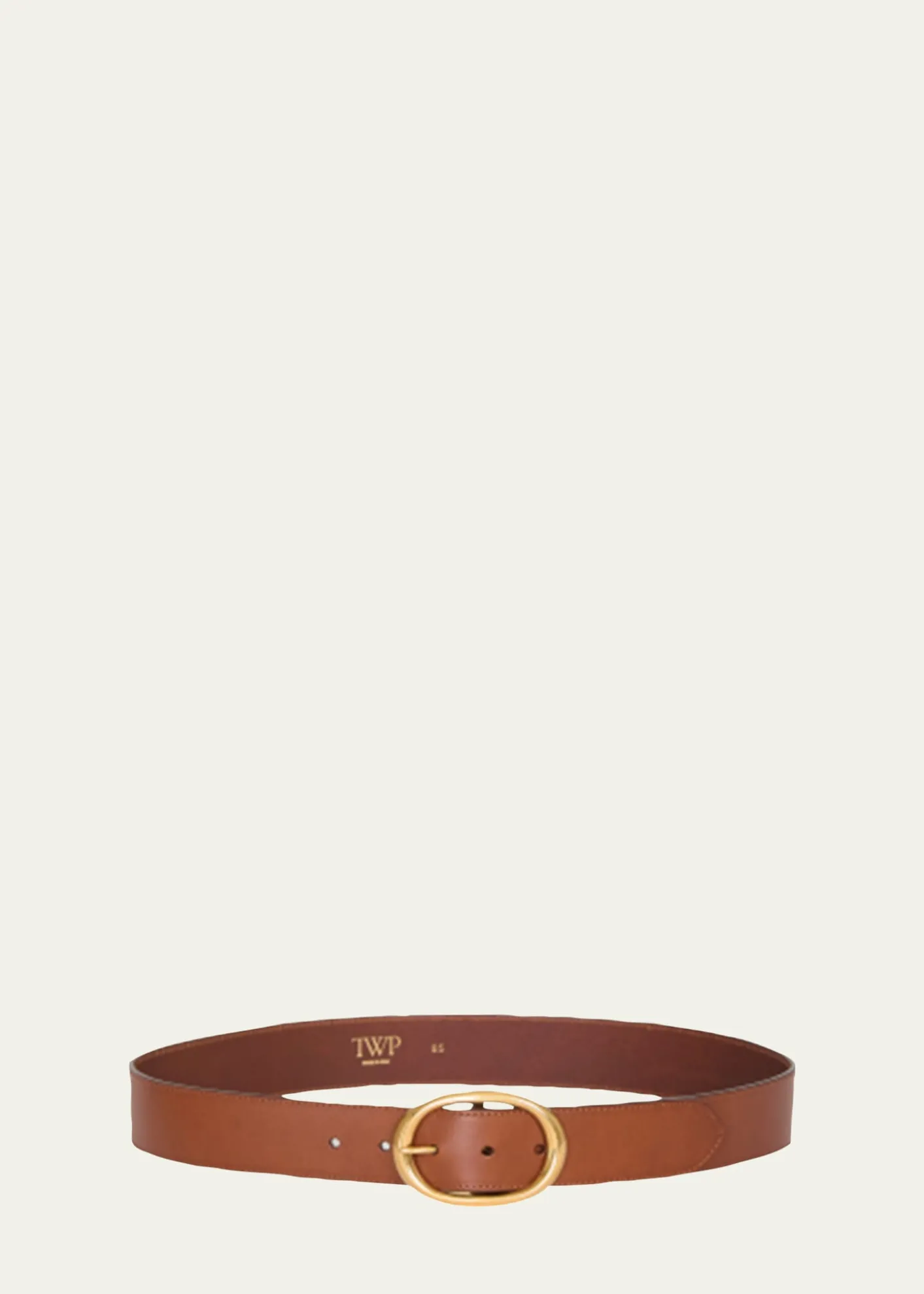 TWPWide Vachetta Leather Belt