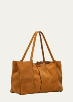 Ulla JohnsonAdria Large Wavy Suede Tote Bag