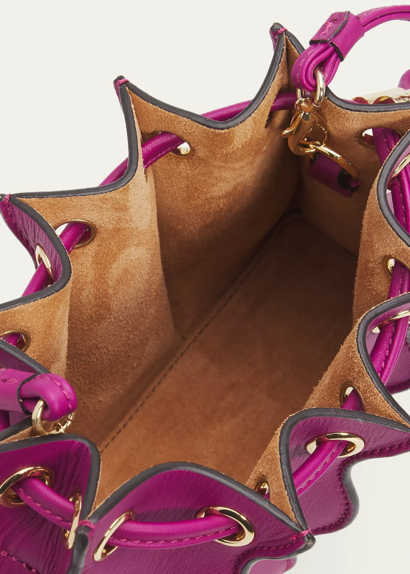 Ulla JohnsonAdria Small Pleated Wave Leather Crossbody Bag