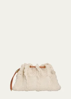 Ulla JohnsonAdria Small Wavy Crochet Crossbody Bag