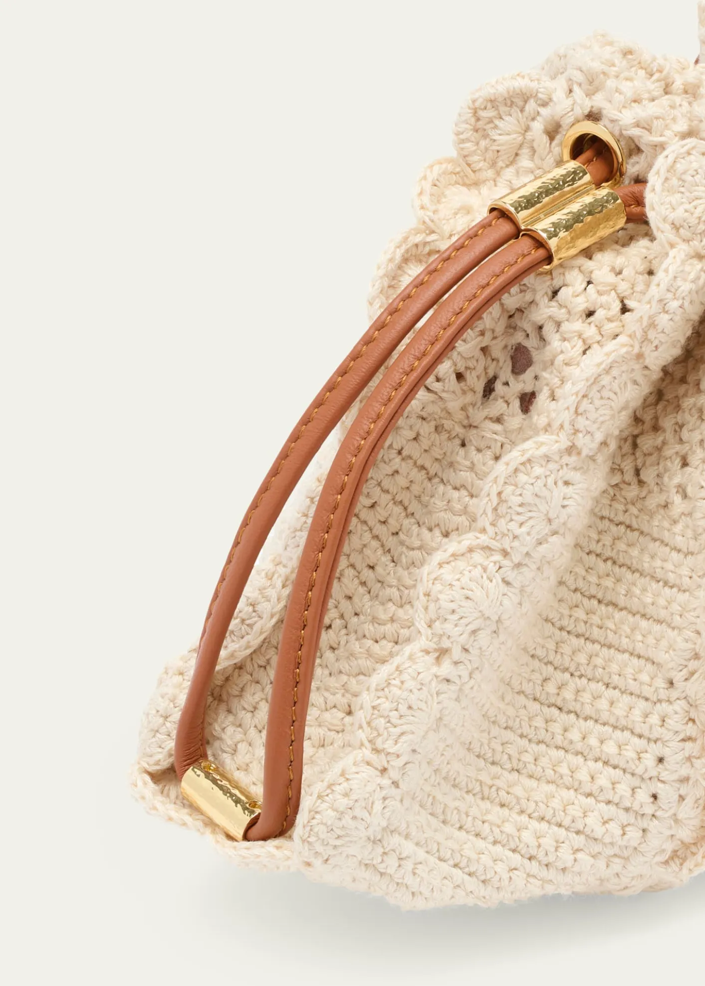 Ulla JohnsonAdria Small Wavy Crochet Crossbody Bag