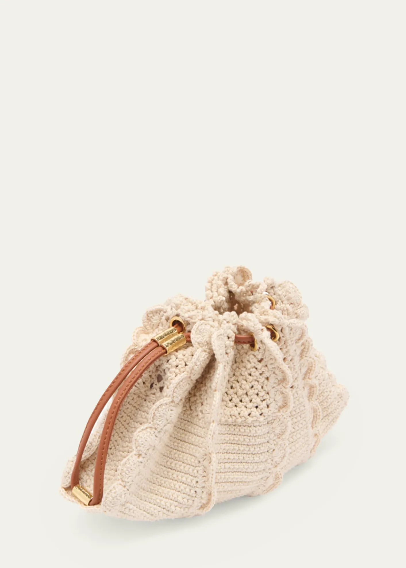 Ulla JohnsonAdria Small Wavy Crochet Crossbody Bag