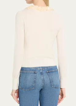 Ulla JohnsonAnna Embellished Merino Cardigan