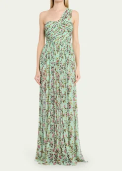 Ulla JohnsonAureline Floral Silk Gown