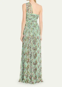 Ulla JohnsonAureline Floral Silk Gown