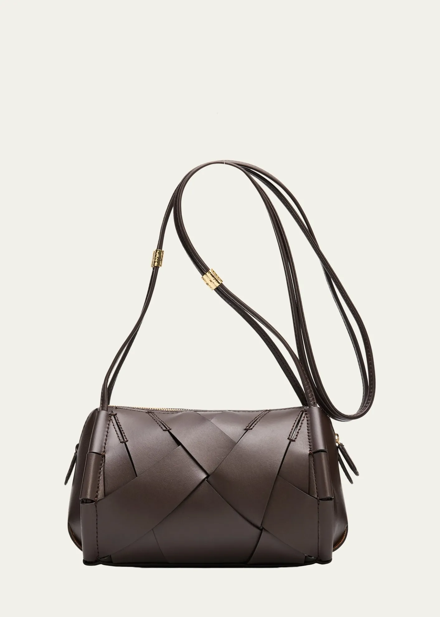 Ulla JohnsonCharlotte Woven Leather Camera Bag