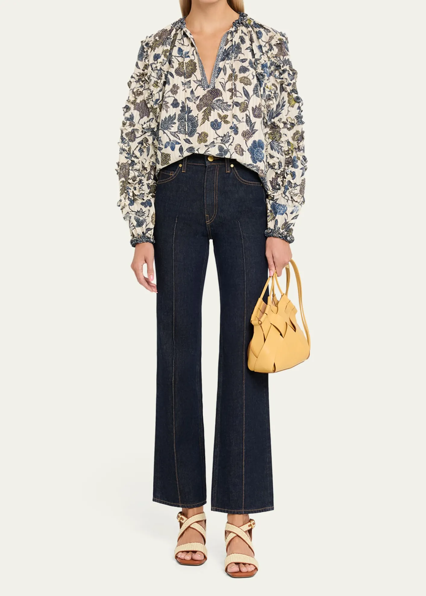 Ulla JohnsonCharlotte Woven Leather Crossbody Bag