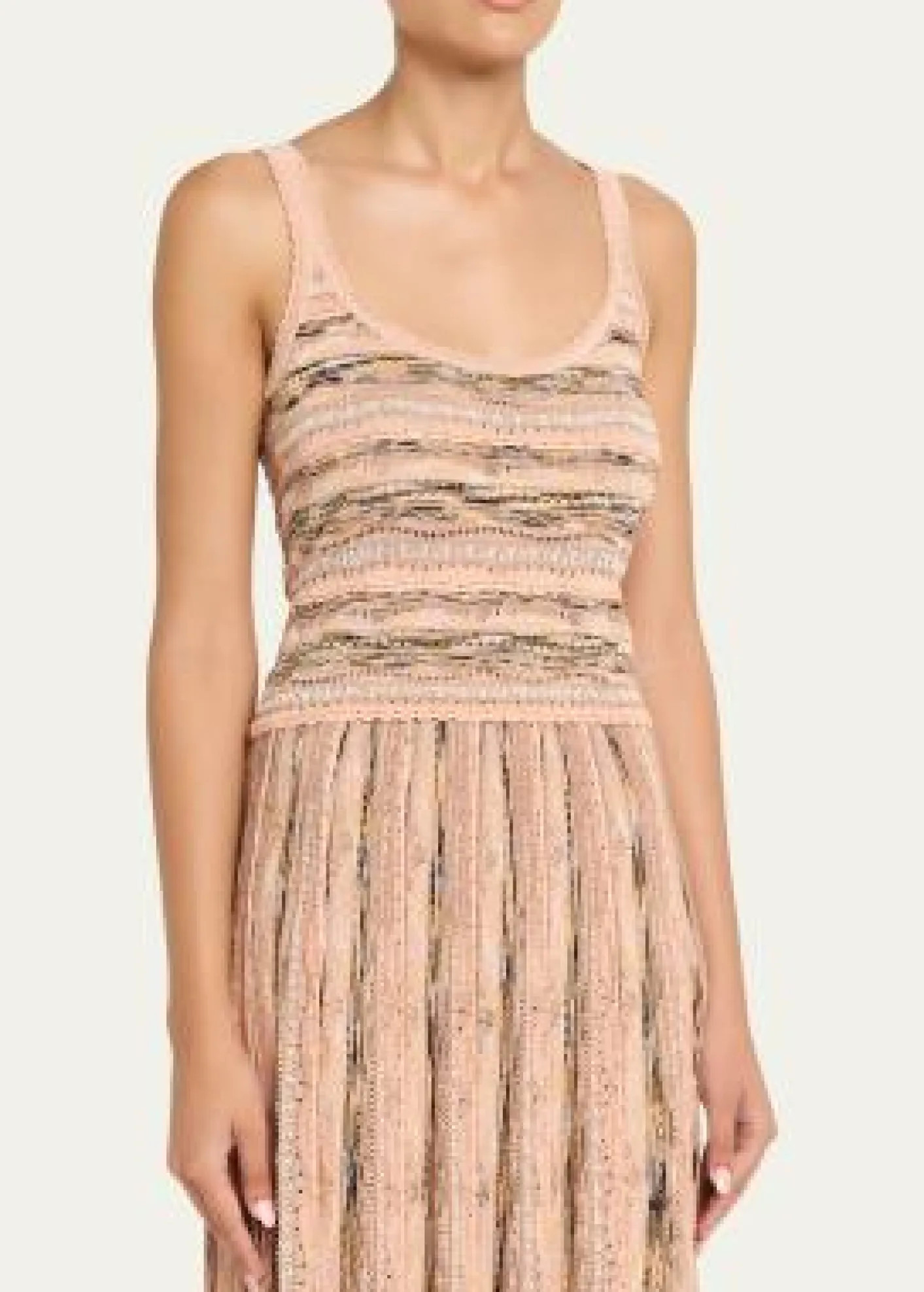 Ulla JohnsonClotilde Wavy Knit Tank Top
