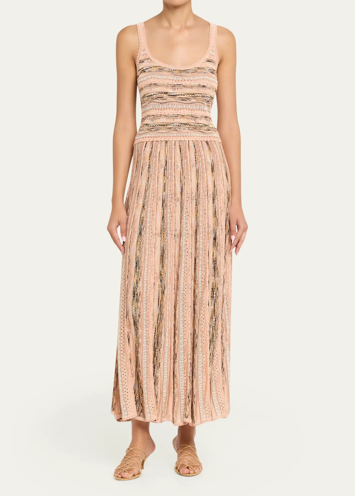 Ulla JohnsonClotilde Wavy Knit Tank Top