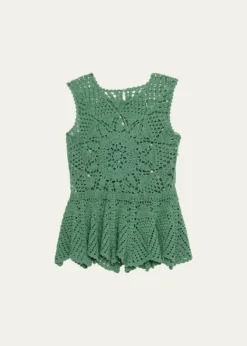 Ulla JohnsonCora Sleeveless Crochet Top