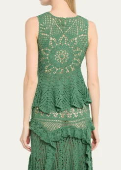 Ulla JohnsonCora Sleeveless Crochet Top