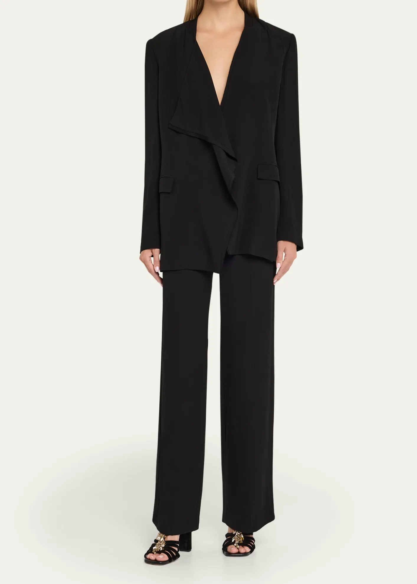 Ulla JohnsonElea Draped Front Jacket