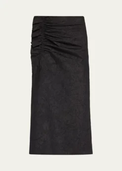 Ulla JohnsonEllis Taffeta Midi Skirt