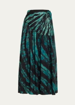 Ulla JohnsonFreya Shibori Tie-Dye Midi Skirt