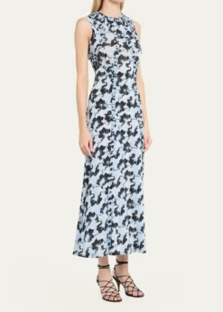 Ulla JohnsonIsabelle Sleeveless Ruffle Jersey Dress