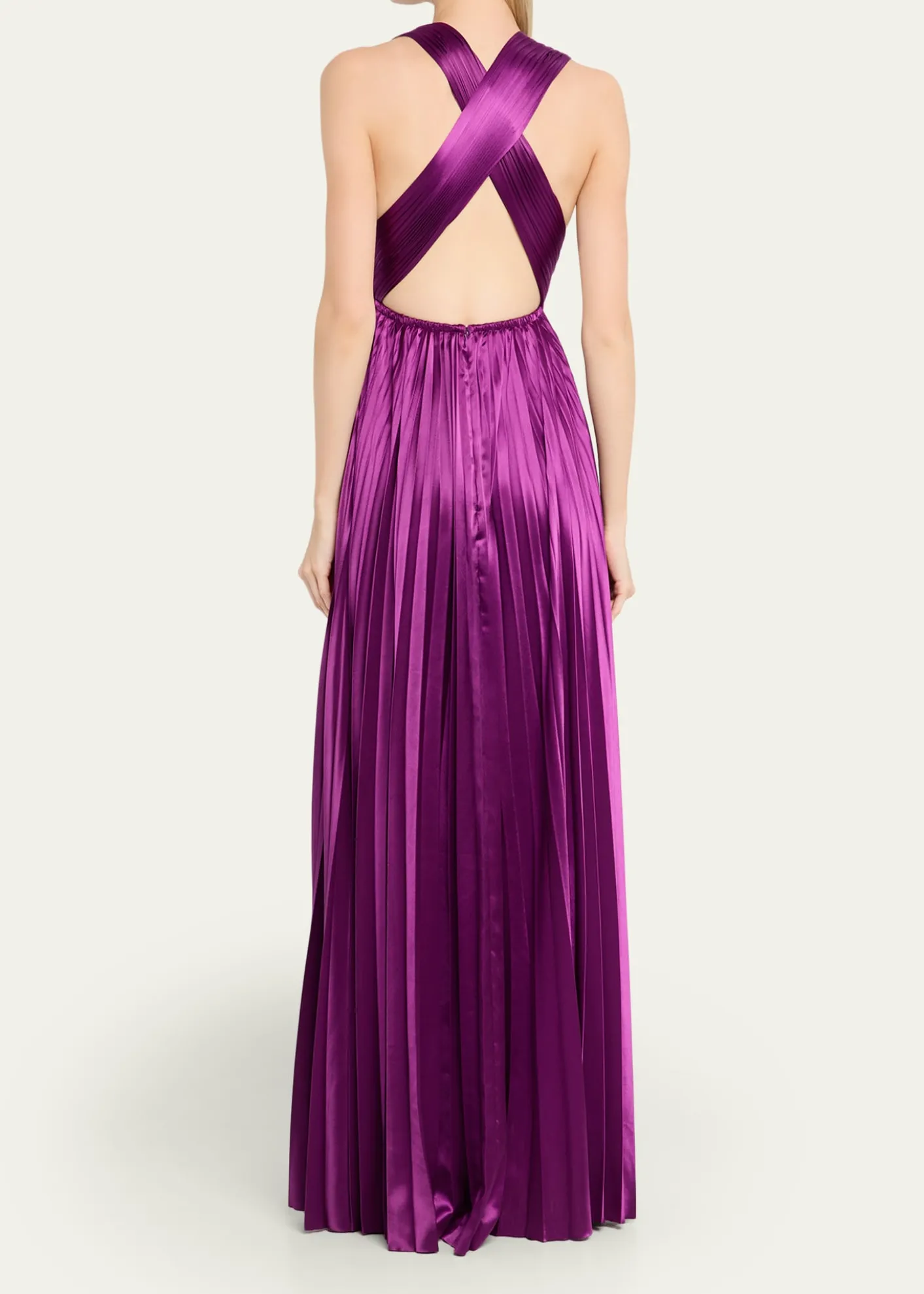 Ulla JohnsonLena Pleated Satin Gown