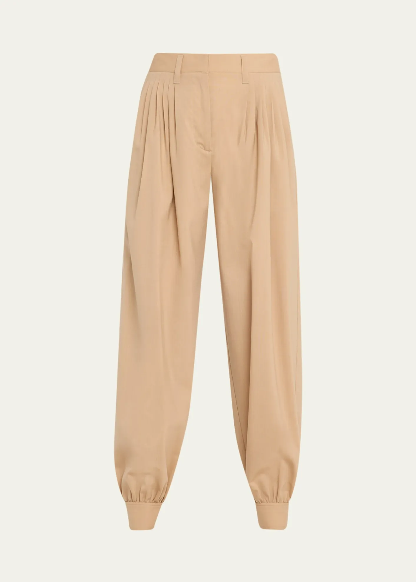 Ulla JohnsonLuella Pleated Wool-Blend Pants
