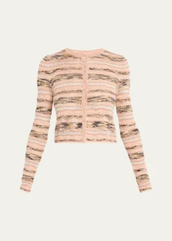 Ulla JohnsonMia Wavy Knit Cardigan