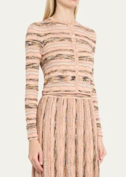 Ulla JohnsonMia Wavy Knit Cardigan