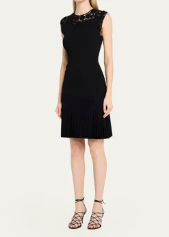 Ulla JohnsonNoemie Crochet Knit Mini Dress