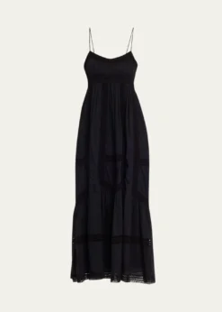 Ulla JohnsonRomilly Embroidered Cotton Maxi Dress