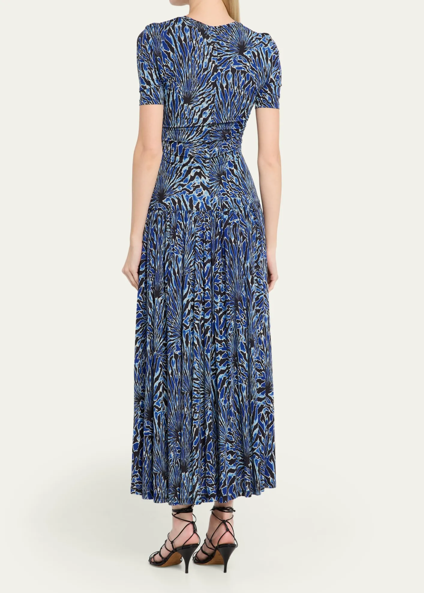 Ulla JohnsonSabine Short-Sleeve Jersey Maxi Dress