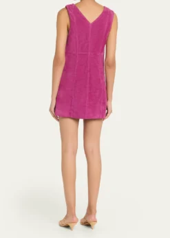 Ulla JohnsonSloane Suede Mini Dress